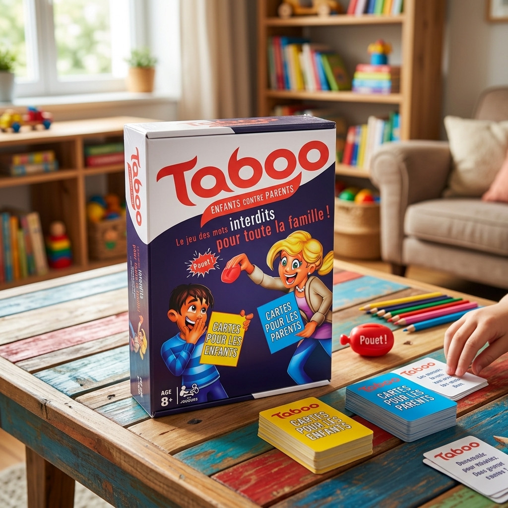 لعبة التحدي والذكاء العائلي "Taboo": نسخة الأولاد ضد الأولياء (التحدي الكبير!) - الصورة 2