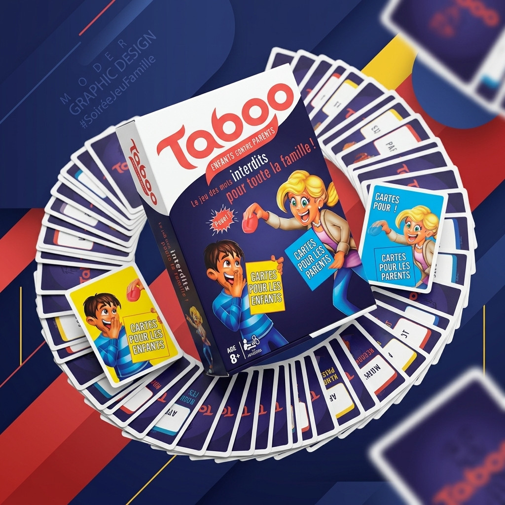 لعبة التحدي والذكاء العائلي "Taboo": نسخة الأولاد ضد الأولياء (التحدي الكبير!) - الصورة 4