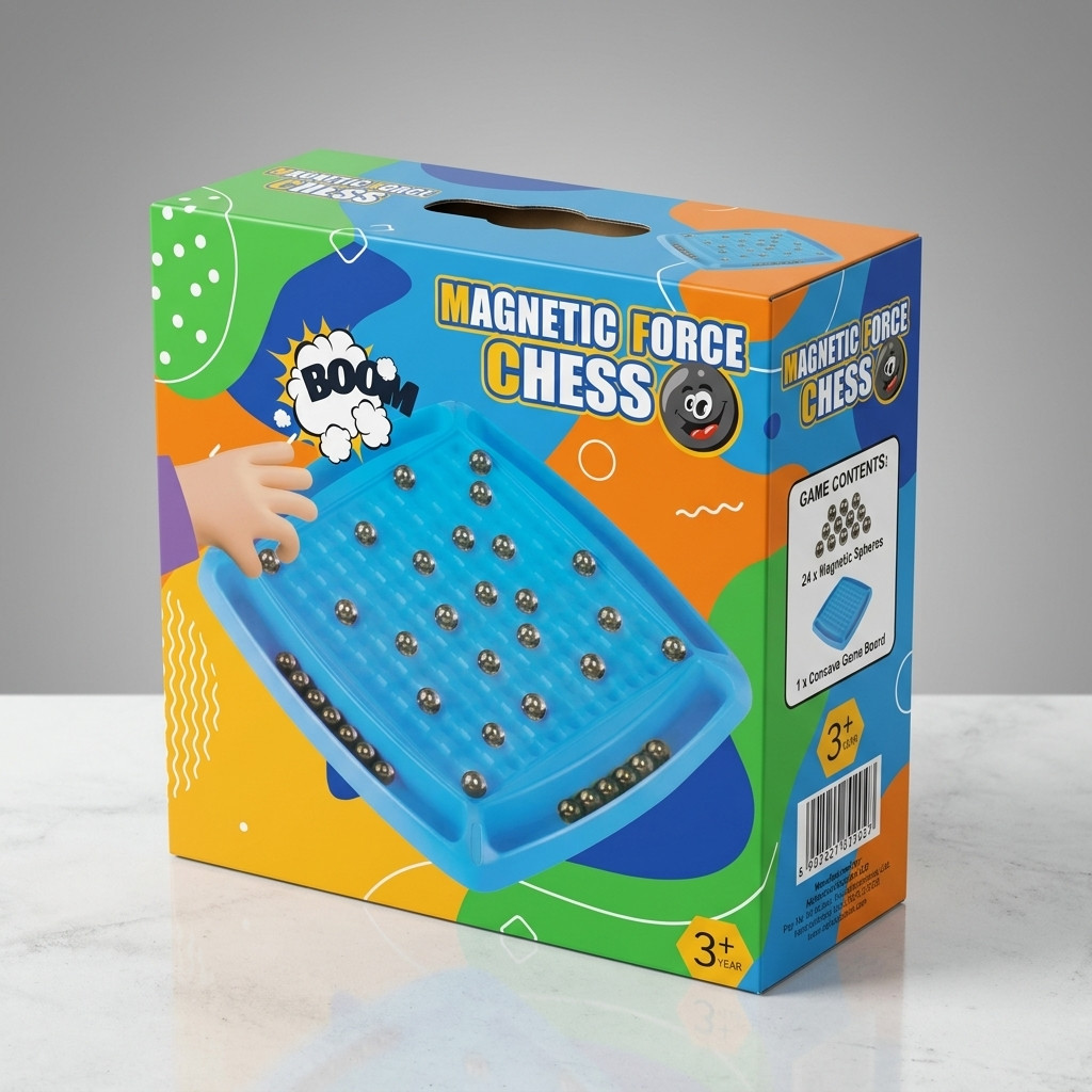 لعبة التحدي المغناطيسي (Magnetic Force Chess) - لعبة الذكاء والتركيز - الصورة 2