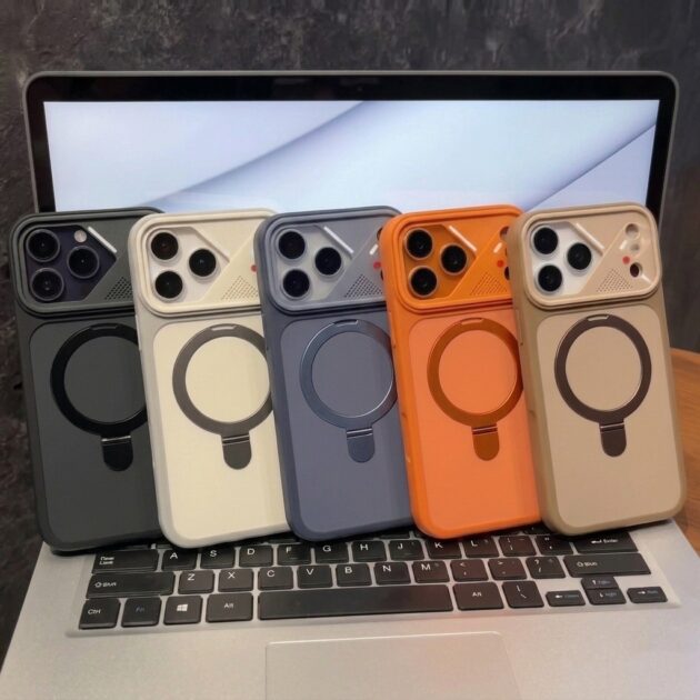 كوفر MagSafe Pro — حماية + ستاند + شحن لاسلكي